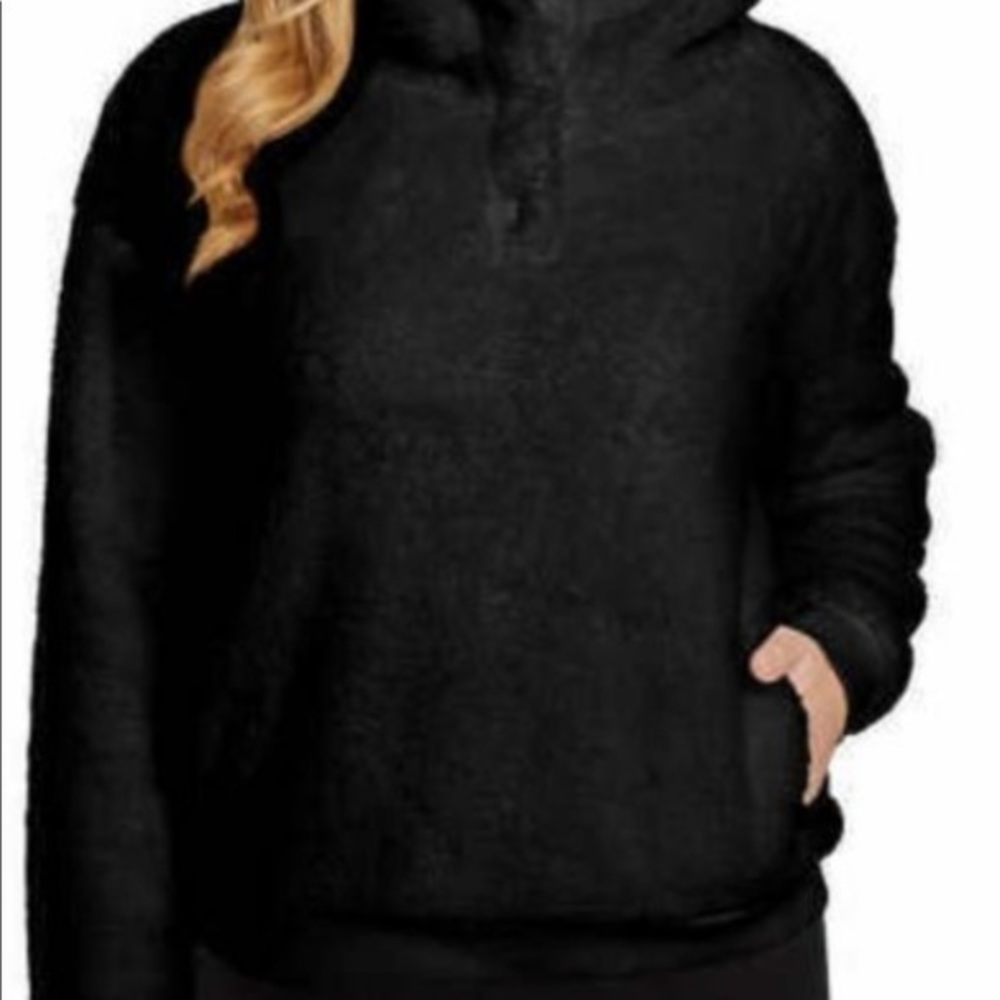 Lulls lux ladies/ turtle neck Sherpa pullover (Y-W2)
